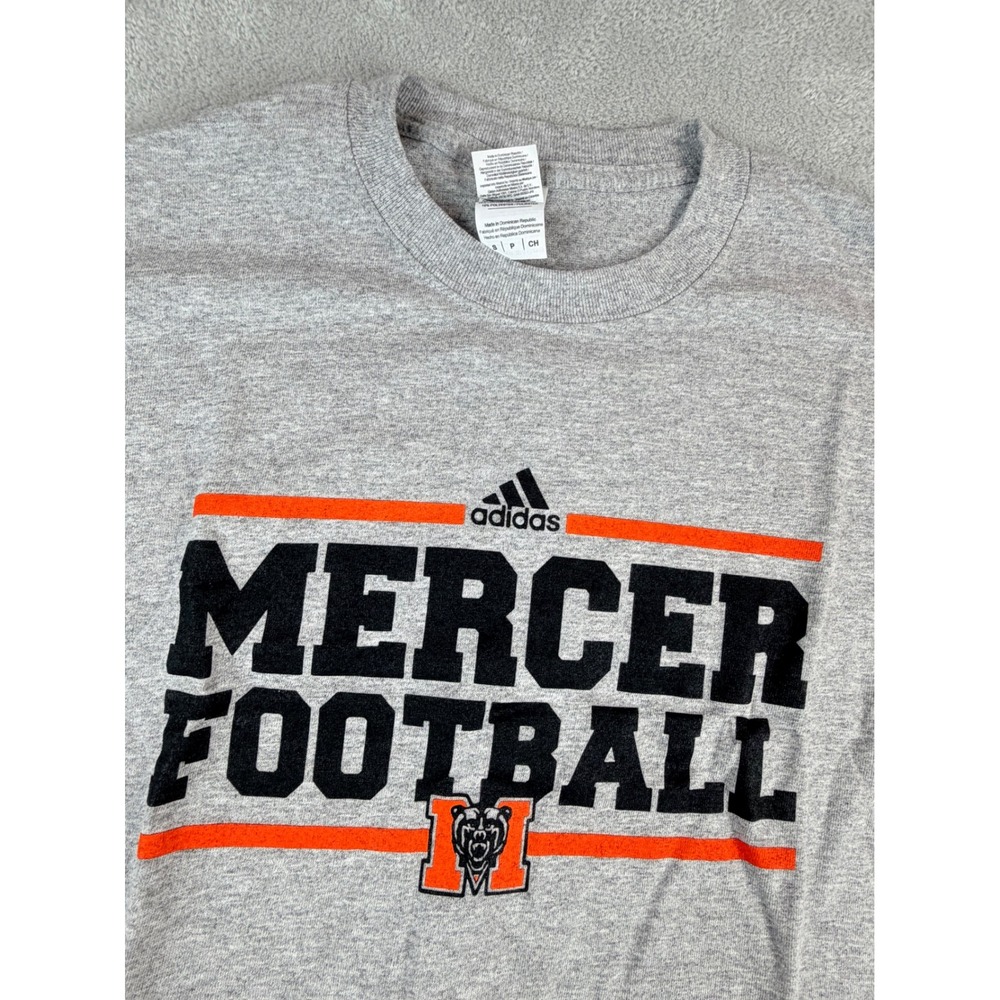 Adidas Mercer Football SM Gray Short Sleeve T-Shirt Men's Size‎ Small